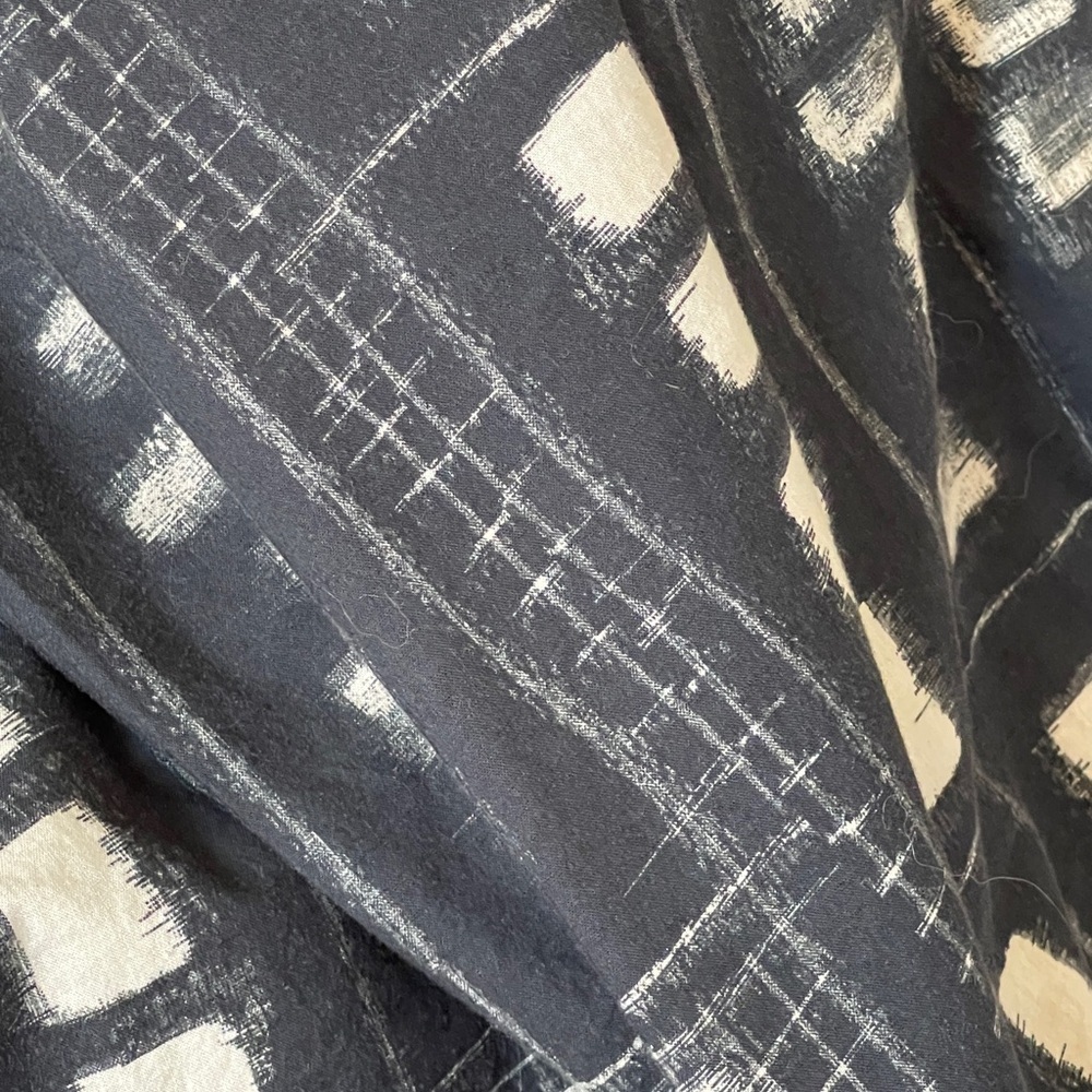 Hatche Italy Abstract Print Deep V Cotton Empire Waist Dress – IT 40 / US 4 - Picture 7 of 7